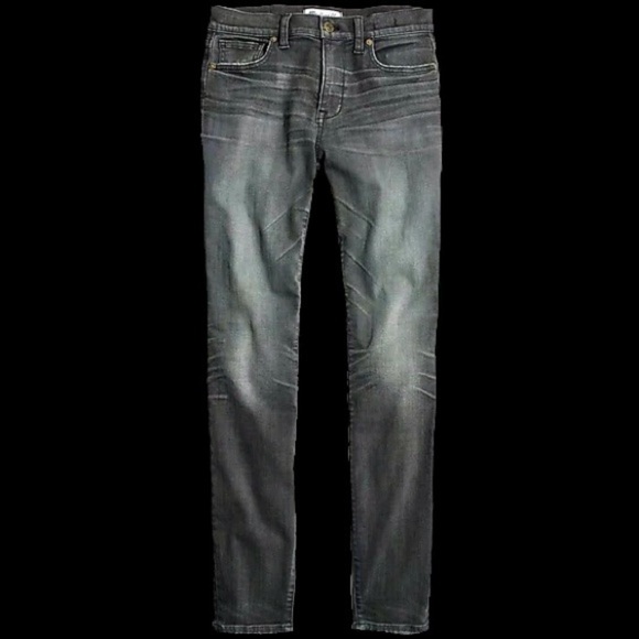 Madewell ‘9” High Riser Skinny Jeans’ in Gray “Dusty Wash” Size 25 - Picture 1 of 14
